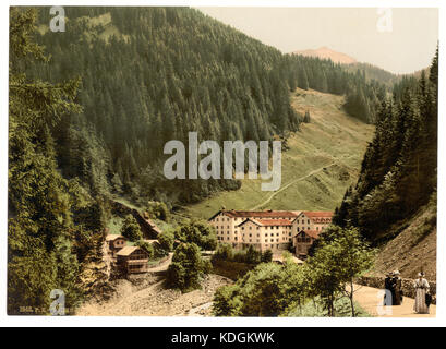 Pratigau, die Bäder von Fideris, Graubünden, Schweiz LCCN 2001702489 Stockfoto