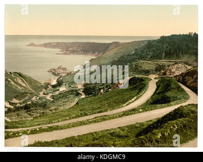 Bouley Bay, Jersey, Channel Islands LCCN 2002696499 Stockfoto