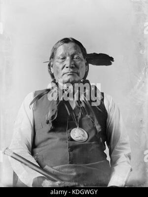 Linken Arapaho Mann 1898 Stockfoto