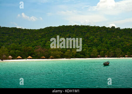 Küste der Insel Koh Rong samloem, Kambodscha Stockfoto