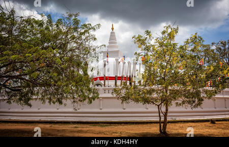 Thuparama Dagoba in Sri Lanka Stockfoto