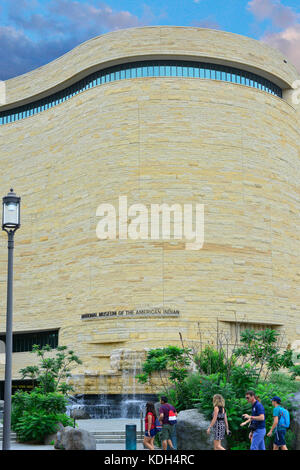 Schöne, Stein Gebäude beherbergt das Nationalmuseum der Indianer in Washington, DC, USA Stockfoto