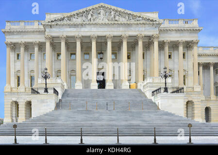 Die gewölbten Neoclassically styled US Capitol Gebäude auf der Ostseite gesehen, in Washington, DC, USA Stockfoto