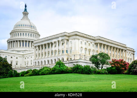 Die gewölbten Neoclassically styled US Capitol Gebäude auf der Ostseite gesehen, in Washington, DC, USA Stockfoto