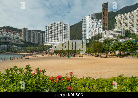 Strand von Repulse Bay, Hong Kong, China Stockfoto