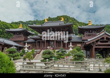 Chi Lin nunnery, Kowloon, Hongkong, China Stockfoto