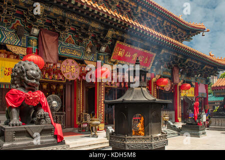 Wong Tai Sin Tempel, Kowloon, Hongkong, China Stockfoto