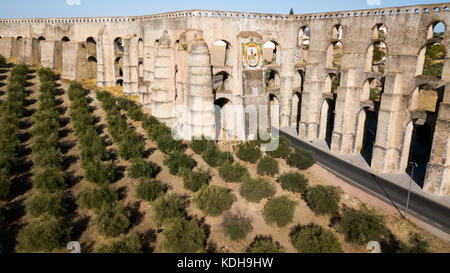 Amoreira Aquädukt, Elvas, Alentejo, Portugal Stockfoto