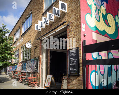 Die elektrische Kino im modischen Shoreditch im East End von London, Großbritannien Stockfoto