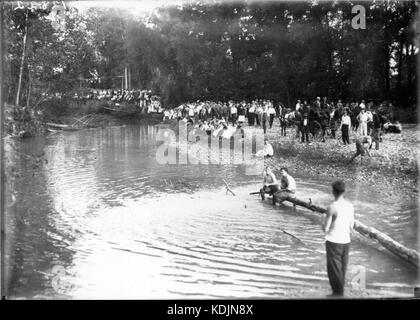 Die Zuschauer an der Miami Universität Neuling sophomore Contest 1913 (3191476736) Stockfoto