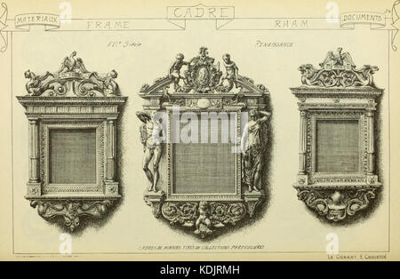 Materialien und Dokumente der Architektur und Bildhauerei klassifiziert Alphabetisch (1915) (14596041600) Stockfoto