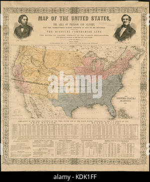 Historische Abbildung von Sklaverei und Freiheit, Amerika