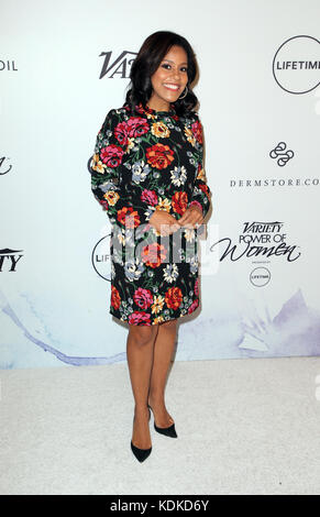 Beverly HILLS, CA - 13. OKTOBER: Sheinelle Jones, at Variety's Power of Women: Los Angeles präsentiert von Lifetime im Beverly Wilshire Hotel in Beverly Hills, Kalifornien 13. Oktober 2017. Kredit: David Edwards/MediaPunch Stockfoto