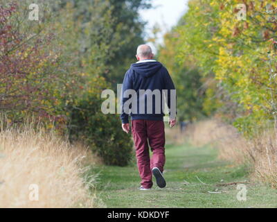 Sheerness, Kent, Großbritannien. 14 Okt, 2017. UK Wetter: ein sonniger und warmer Tag in Sheerness. Credit: James Bell/Alamy leben Nachrichten Stockfoto