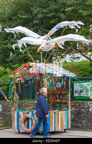 Bournemouth, Dorset, Großbritannien. 14. Okt 2017. Bournemouth Kunst am Meer Festival kehrt für das 7. Jahr mit Festival Unterhaltung. Credit: Carolyn Jenkins/Alamy leben Nachrichten Stockfoto