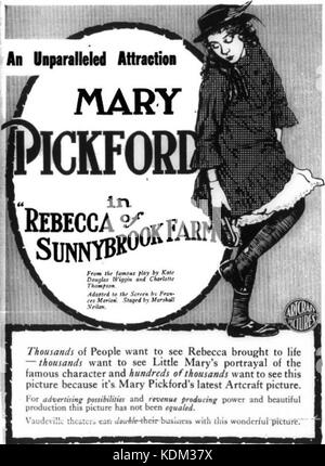 Rebecca von Sunnybrook Farm (1917) 5. Stockfoto