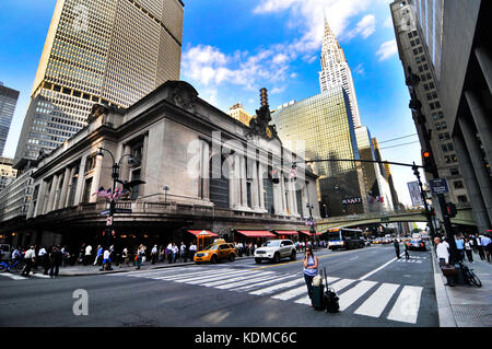 Grand Central Terminal an der 42nd St in Midtown Manhattan. Stockfoto