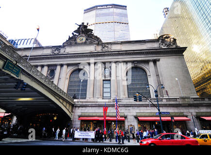 Grand Central Terminal an der 42nd St in Midtown Manhattan. Stockfoto