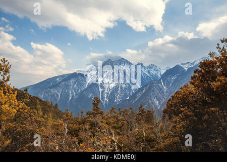 Snow Mountain in Yunnan China Stockfoto