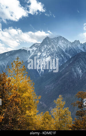 Snow Mountain in Yunnan China Stockfoto