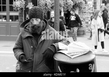 Street Fotografie um Camden Town und Bethnal Green. Stockfoto