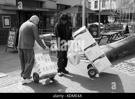 Street Fotografie um Camden Town und Bethnal Green. Stockfoto