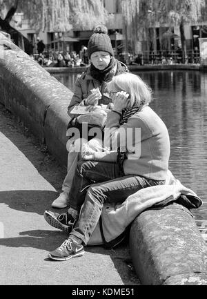 Street Fotografie um Camden Town und Bethnal Green. Stockfoto