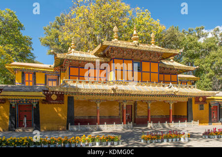 Khamsung zilnon im norbulingka, Sommerpalast, Lhasa, Tibet, China Stockfoto