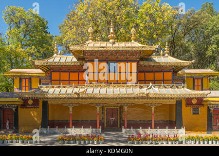 Khamsung zilnon im norbulingka, Sommerpalast, Lhasa, Tibet, China Stockfoto