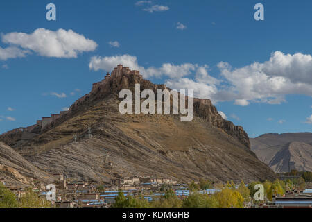 Dzong Festung, Gyantse, Tibet, China Stockfoto