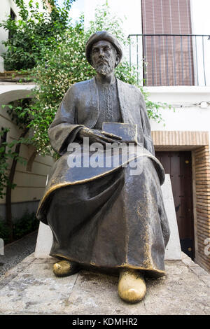 Momument von Ben Maimonides oder Moses Maimonides, Cordoba, Andalusien, Spanien Stockfoto