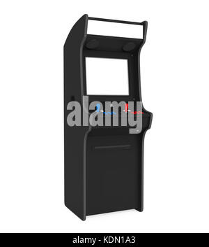 Arcade game Machine isoliert Stockfoto
