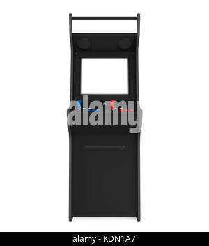 Arcade game Machine isoliert Stockfoto