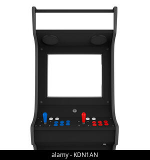 Arcade game Machine isoliert Stockfoto