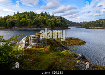 Loch moidart Argyll in Schottland Stockfoto