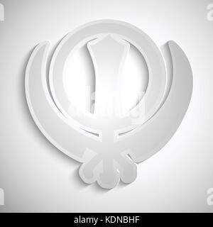 Abbildung: sikh Festival Guru Nanak jayanti Hintergrund Stock Vektor