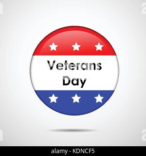 Abbildung: Elemente des Veterans Day Hintergrund Stock Vektor
