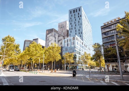 Blick auf die Stadt Barcelona Stockfoto