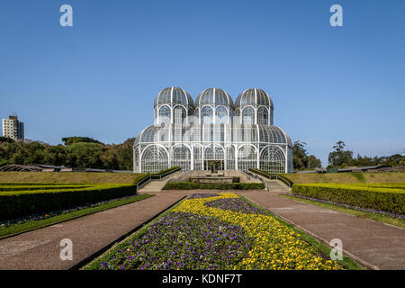 Gewächshaus von curitiba Botanischer Garten - curitiba, Parana, Brasilien Stockfoto