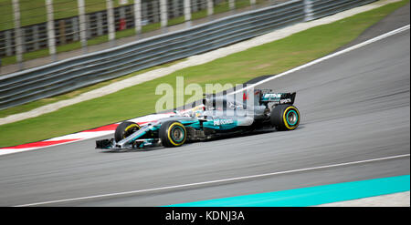 Petronas Team f1 in Sepang International Circuit Stockfoto