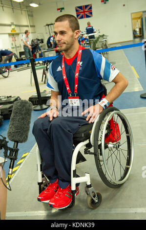 Paralympian shooter matt skelhon Stockfoto