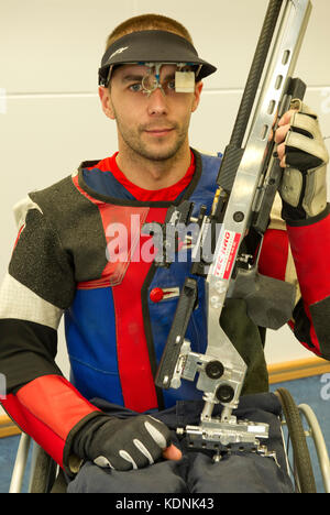 Paralympian shooter matt skelhon Stockfoto