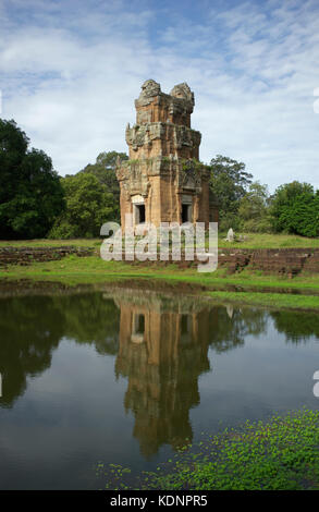 Turm bei prasat suor Prat, Angkor Wat, Kambodscha Stockfoto