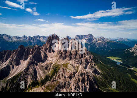 Nationalpark drei Zinnen in den Dolomiten Alpen. schöne Natur von Italien. Stockfoto