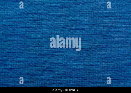 Die Textur der Buchcover, Stoff Textur blau, Studio Stockfoto