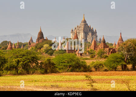 Thatbyinnyu Tempel, Bagan (Pagan), Myanmar (Burma), Südostasien Stockfoto