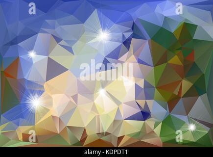 abstrakte polygonalen Hintergrund Stock Vektor