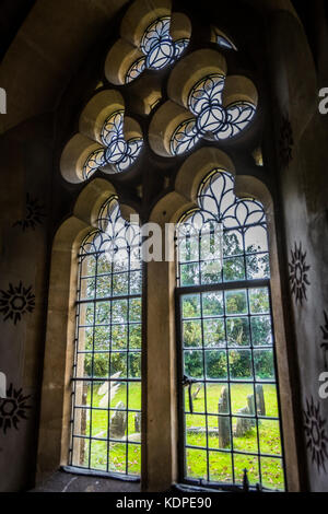 St. Peter's Kirche, Hornblotton, Somerset, England, Großbritannien Stockfoto