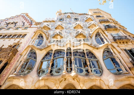 Casa Batllo Gebäude in Barcelona Stockfoto