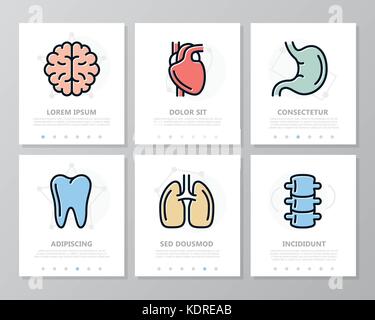 Vektor Banner und Muster, Hintergrund Design Template Stock Vektor